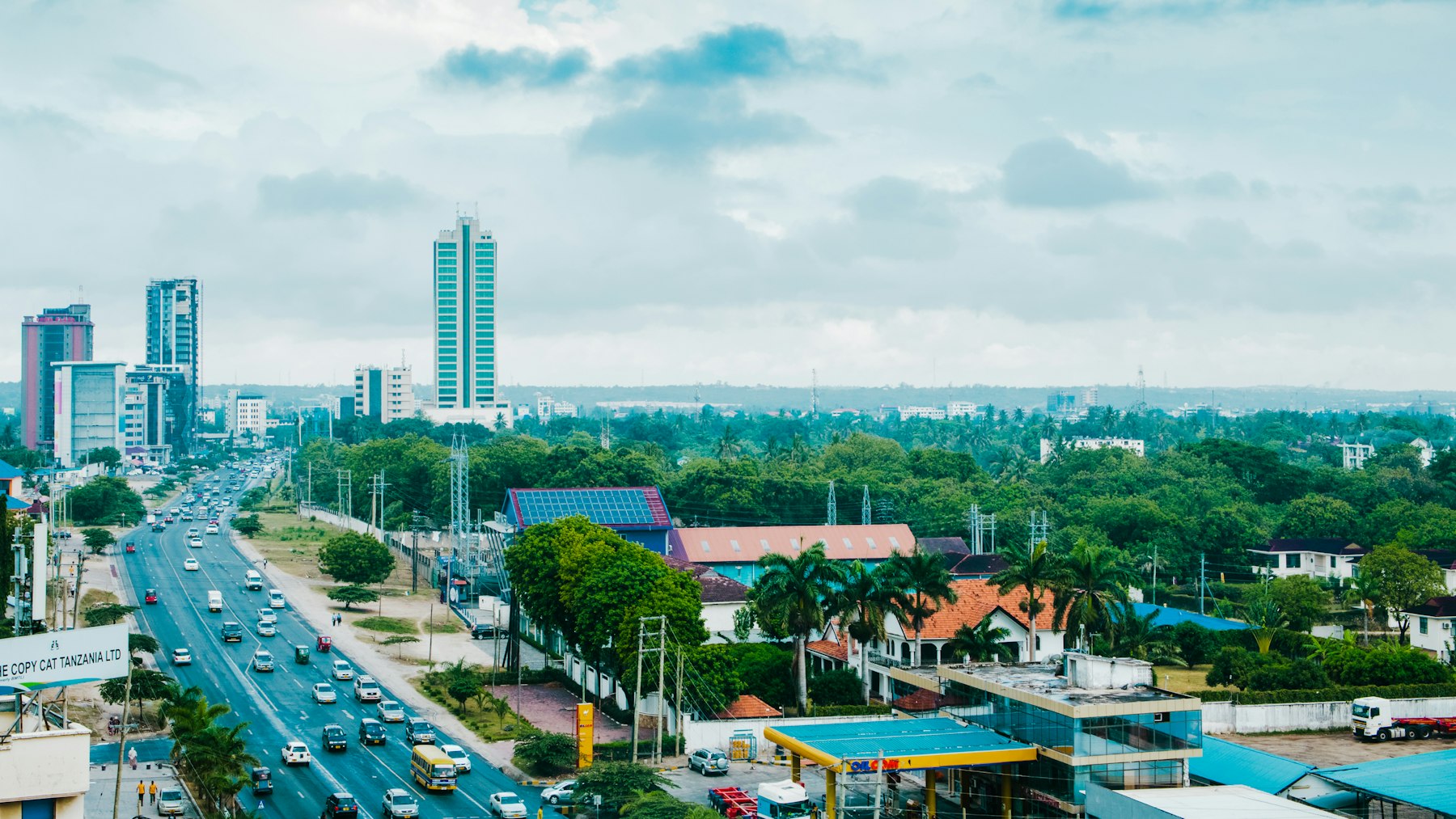 A street in Dar es Salaam
